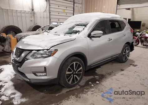 2017 Nissan Rogue Sl из США, поврежденный, VIN 5N1AT2MV2HC814296